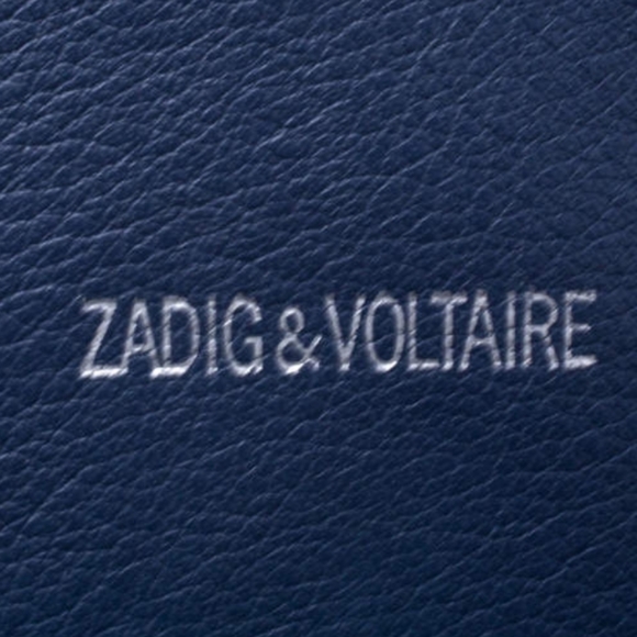 Authentic Zadig & Voltaire Blue/Green Leather Candide TOTE - Picture 5 of 12